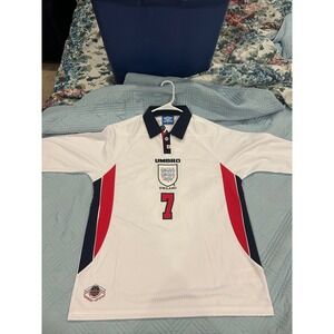 England National Football Team David Beckham 7 Jersey Shirt Jersey M